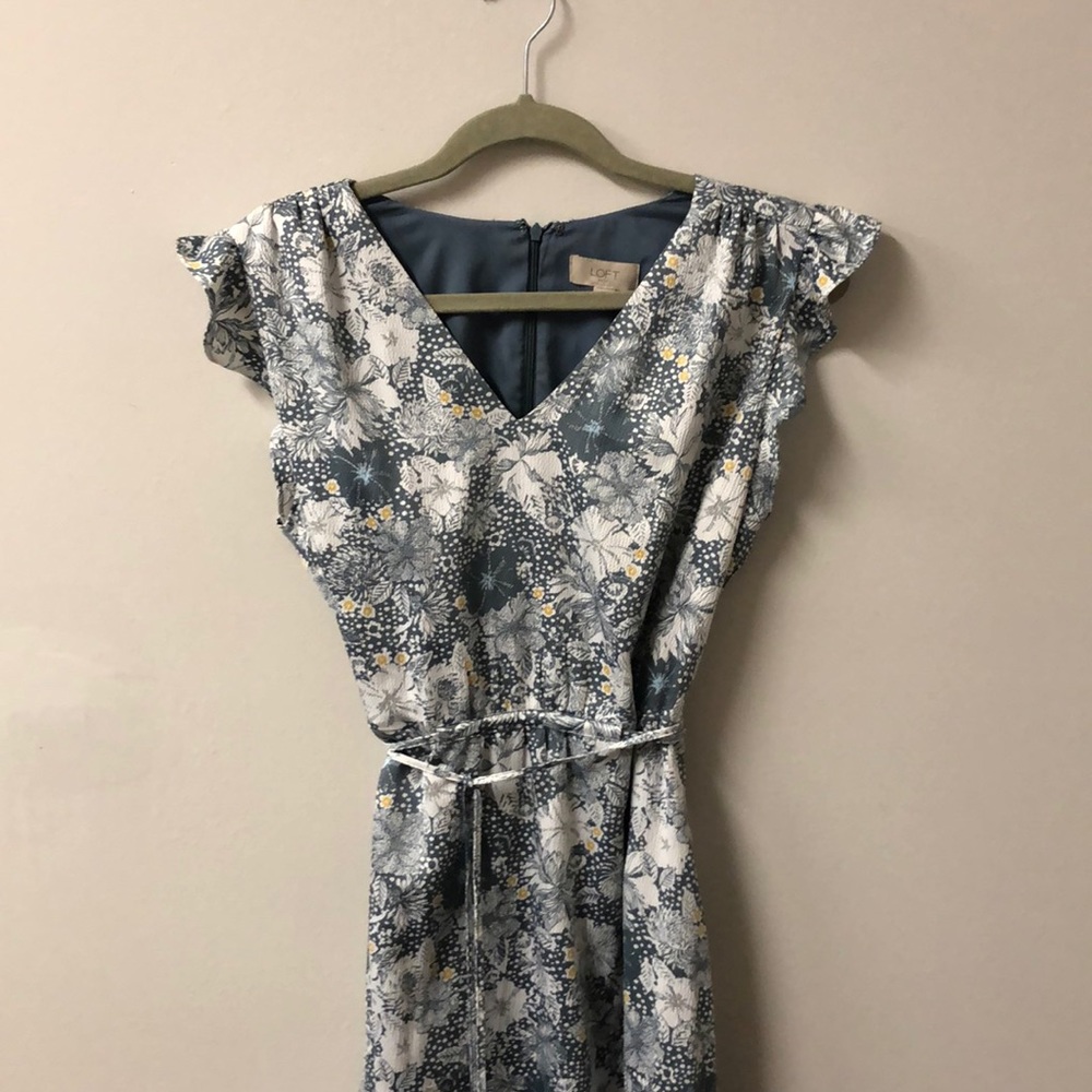 Flower print.,spring dress
